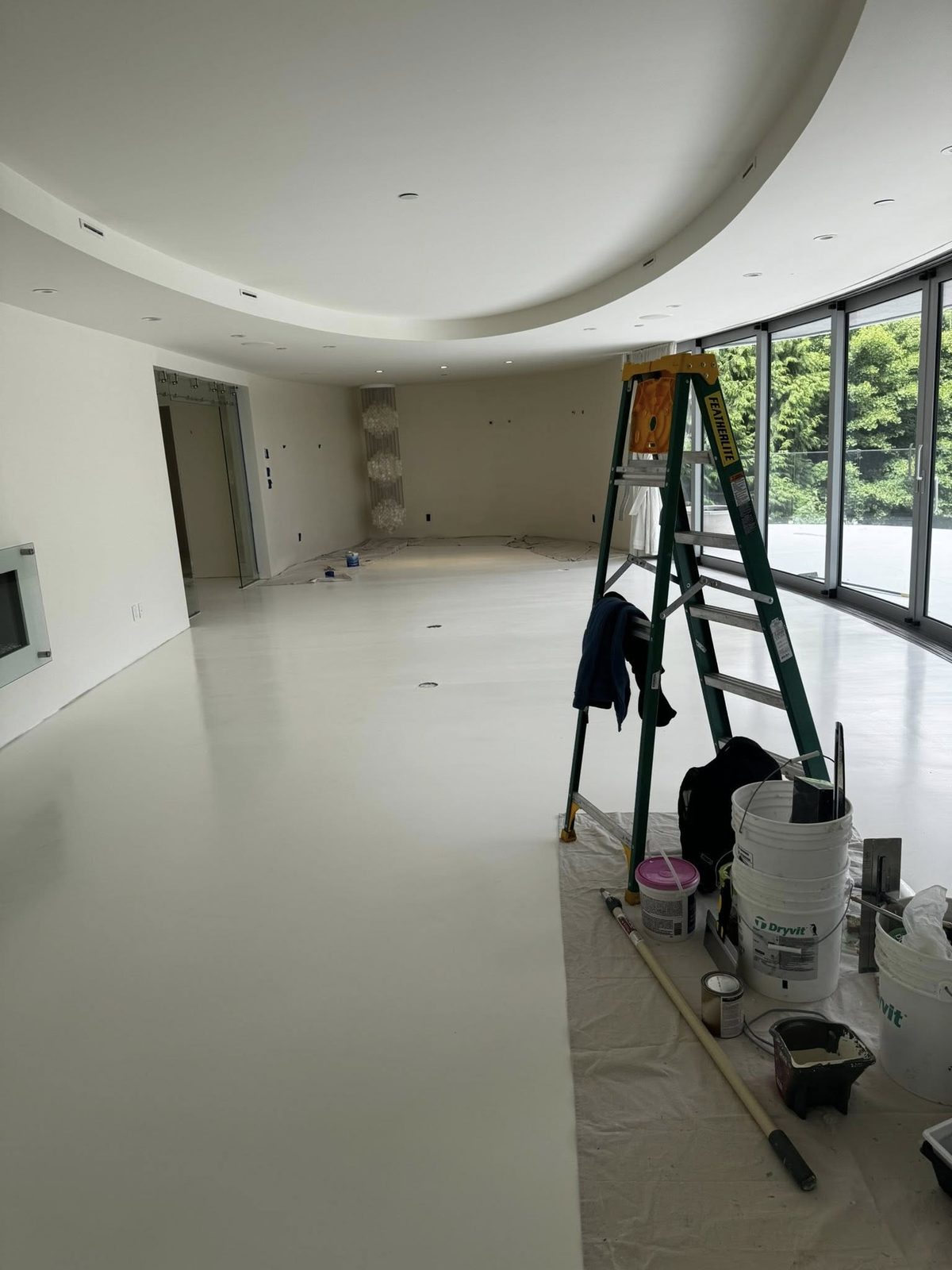 Interior painting service for residential renovation project in Vancouver